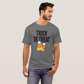 Trick oder behandeln Candy Mais Funny Kinder Erwac T-Shirt (Vorne ganz)