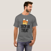 Trick oder behandeln Candy Mais Funny Kinder Erwac T-Shirt (Vorne ganz)