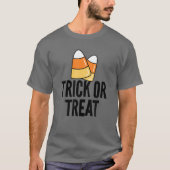 Trick oder behandeln Candy Mais Funny Kinder Erwac T-Shirt (Vorderseite)