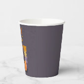 Trick oder behandeln Cat Paper Cups Pappbecher (Links)