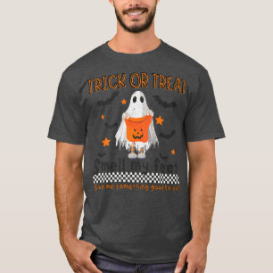 Trick oder behandeln Geruch meine fühlen lecker Vi T-Shirt