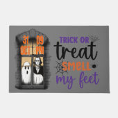 Trick oder behandeln Geruch meiner Füße Halloween Fußmatte (Vorderseite)