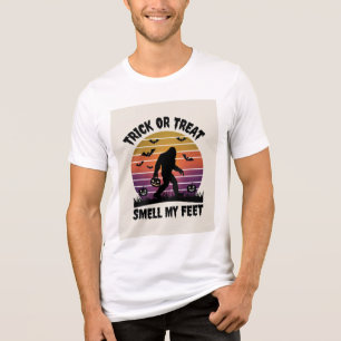 Trick oder behandeln Geruch meiner Füße Tri-Blend Shirt