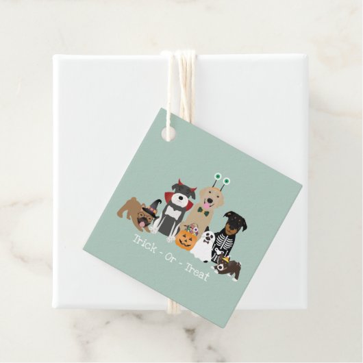 Trick oder behandeln glückliche Halloween-Spooky-P Geschenkanhänger (Beispiel)