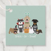 Trick oder behandeln glückliche Halloween-Spooky-P Geschenkanhänger (Vorderseite)