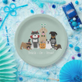 Trick oder behandeln glückliche Halloween-Spooky-P Pappteller (Party)