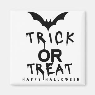 Trick oder behandeln Halloween Pumpkin Funny Magnet