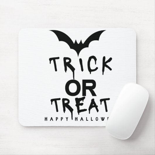 Trick oder behandeln Halloween Pumpkin Funny Mousepad (Mit Mouse)
