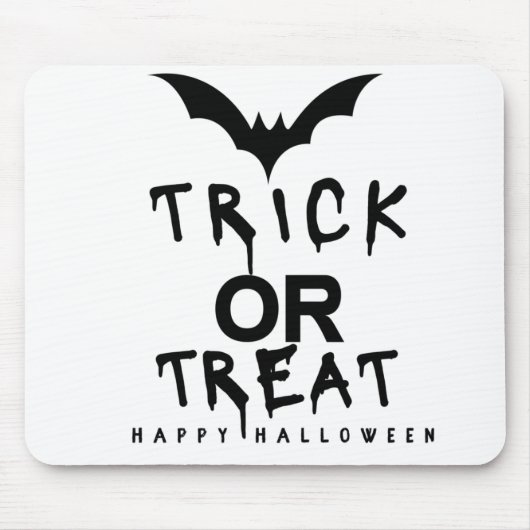 Trick oder behandeln Halloween Pumpkin Funny Mousepad (Vorne)