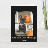 Trick oder behandeln karte (Vorderseite)