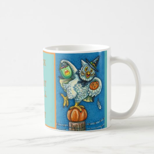 TRICK ODER BEHANDELN, MEINE FÜHLE HALLOWEEN EIGEN, KAFFEETASSE (Rechts)