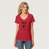 Trick oder behandeln Sie denken es T - Shirt (Vorderseite Vollansicht)