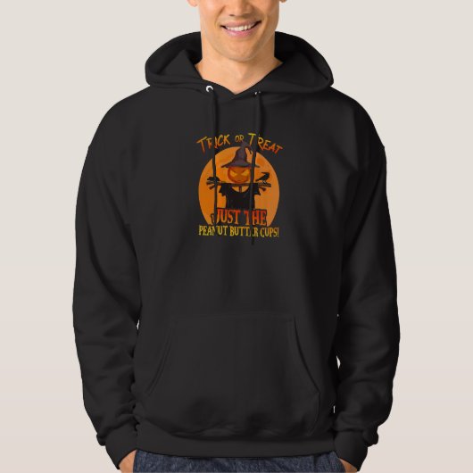 Trick oder behandeln Sie nur die Erdnuss-Butter-Cu Hoodie (Vorderseite)