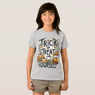 Trick oder Behandeln Sie sich selbst - Halloween Tri-Blend Shirt