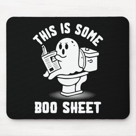 Trick oder behandeln Spooky Ghost Dies ist ein Boo Mousepad (Vorne)