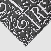 Trick oder behandeln Vintages Chalk-Knochen-Hallow Seidenpapier (Ausschnitt)