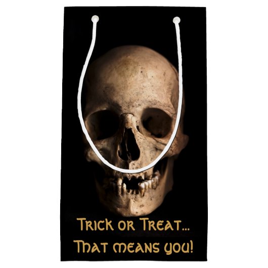 Trick oder behandle...das heißt du! Candy Bag Kleine Geschenktüte (Vorderseite)