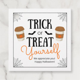 Trick oder behandle dich selbst Halloween-Geschenk Geschenkanhänger