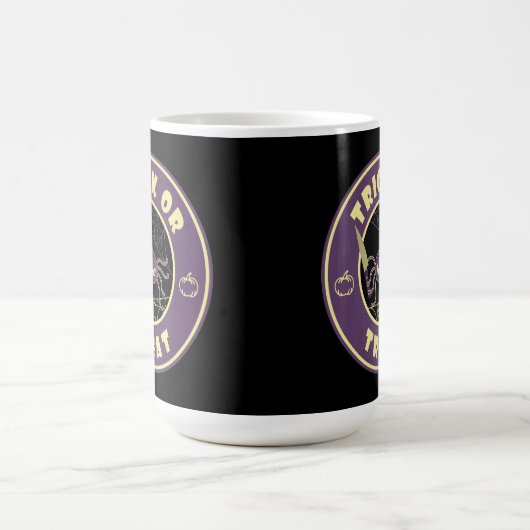 Trick oder behandle halloween Starbucks style C Kaffeetasse (Mittel)