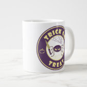 Trick oder behandle halloween Starbucks style m Jumbo-Tasse (Vorderseite Rechts)