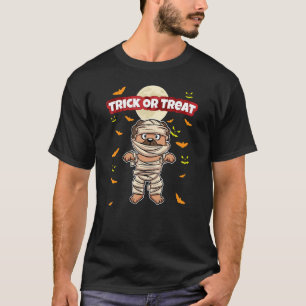 Trick oder Behandlung Beängstigender, gruseliger H T-Shirt