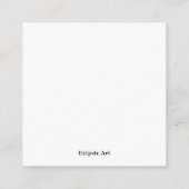 Trick oder Behandlung Begleitkarte (Rückseite)