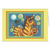 TRICK ODER BEHANDLUNG BVT WING ZEBRA, HALLOWEEN KA (Vorderseite (Horizontal))