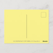 TRICK ODER BEHANDLUNG BVT WING ZEBRA, HALLOWEEN KA POSTKARTE (Rückseite)