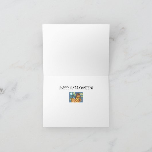 TRICK ODER BEHANDLUNG BVT WING ZEBRA, NIEDLICH HAL KARTE (Innenseite)