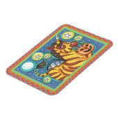 TRICK ODER BEHANDLUNG BVT WING ZEBRA, NIEDLICH HAL MAGNET (Linke Seite)