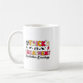 Trick oder Behandlung der Bestrahlung Onkologie Ha Kaffeetasse (Links)