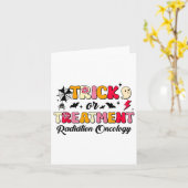 Trick oder Behandlung der Bestrahlung Onkologie Ha Karte (Gelbe Blume)