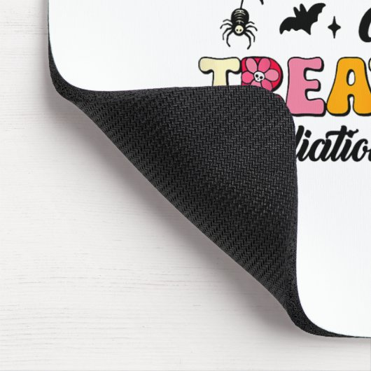 Trick oder Behandlung der Bestrahlung Onkologie Ha Mousepad (Ecke)