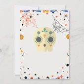 Trick oder Behandlung, Einladung von Halloween-Par (Rückseite)