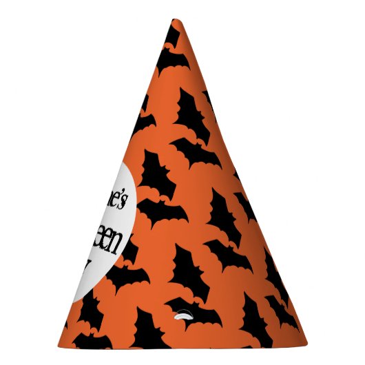 Trick oder Behandlung Halloween-Party Orange Kids Partyhütchen (Rechts)