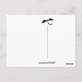 Trick oder Behandlung - Halloween Postkarte (Rückseite)