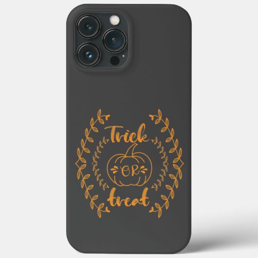 Trick oder Behandlung im Rahmen von Pflanze Case-Mate iPhone Hülle (Rückseite)