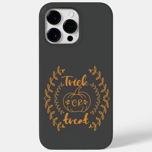 Trick oder Behandlung im Rahmen von Pflanze Case-Mate iPhone Hülle (Rückseite)