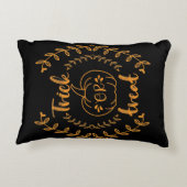 Trick oder Behandlung im Rahmen von Pflanze Dekokissen (Rückseite)