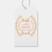 Trick oder Behandlung im Rahmen von Pflanze Geschenkanhänger (Vorderseite)