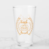 Trick oder Behandlung im Rahmen von Pflanze Glas (Rückseite)