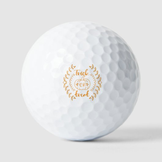Trick oder Behandlung im Rahmen von Pflanze Golfball (Vorderseite)