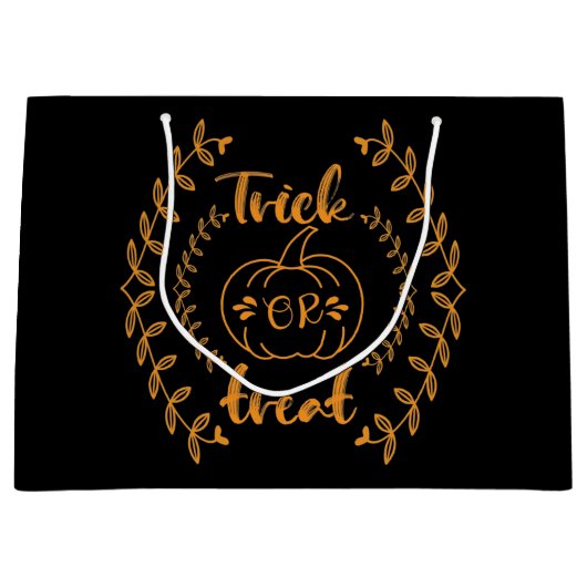 Trick oder Behandlung im Rahmen von Pflanze Große Geschenktüte (Vorderseite)