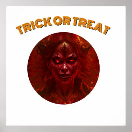 Trick oder Behandlung mit Rotzunge Poster