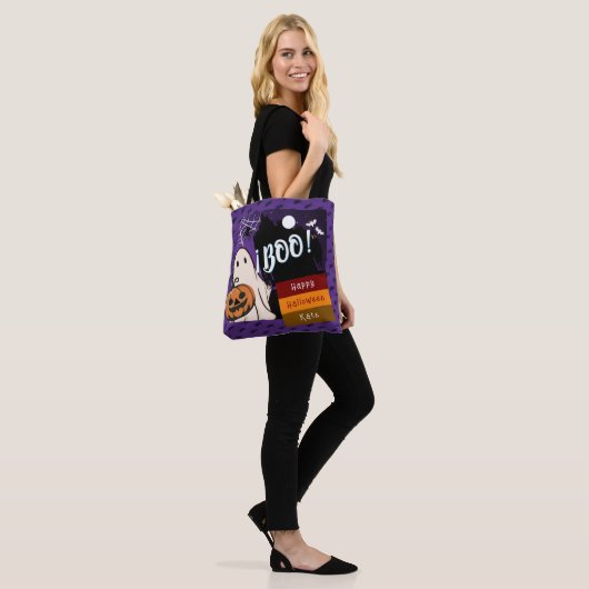 Trick oder Behandlung, Name persolated halloween p Tasche (Am Model)