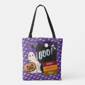 Trick oder Behandlung, Name persolated halloween p Tasche (Rückseite)
