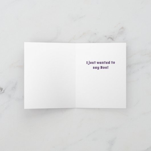 Trick oder Behandlung Niedlich und Adorable Hallow Karte (Innenseite)