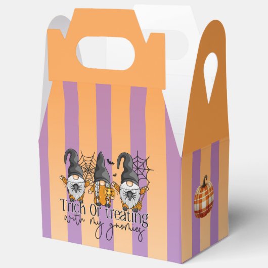 Trick oder Behandlung Papier Vorzugbox, Gable 4x2. Geschenkschachtel (Offen)