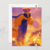 Trick oder Behandlung Postkarte (Vorne/Hinten)