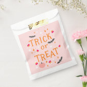 Trick oder Behandlung rosa Halloween Geschenktütchen (Versiegelt)